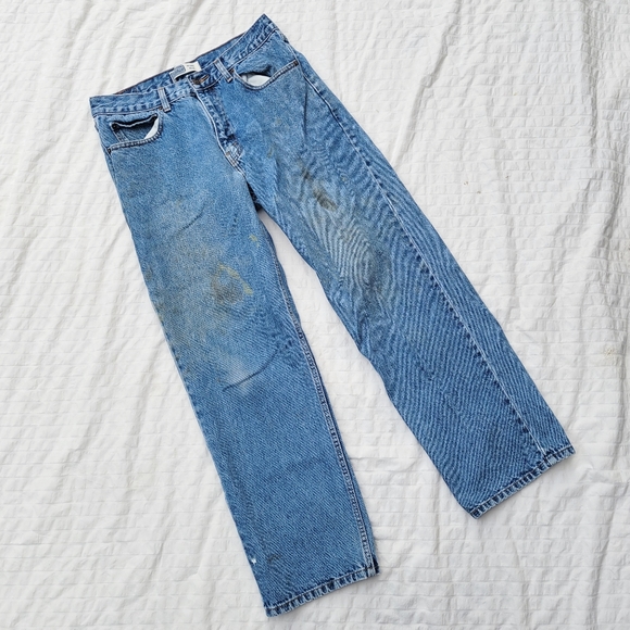 Vintage Levis Relaxed Blue Jeans - Picture 2 of 5